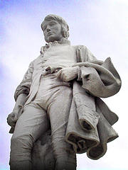 Burns Statue Barre