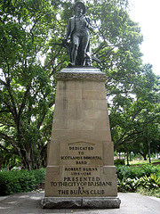 Burns Statue Brisbane