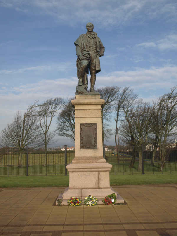 Burns Statue Irvine